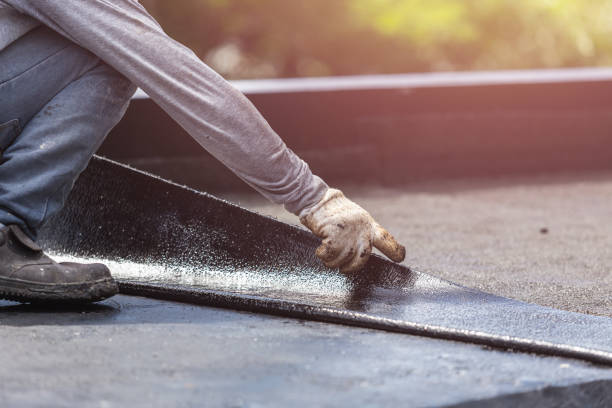 Professional Basement Waterproofing technician working in Scottsburg, IN